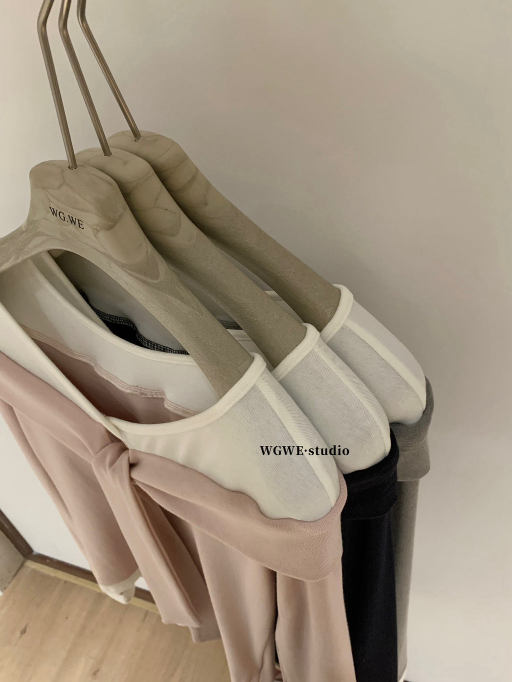 W8224#假两件上衣