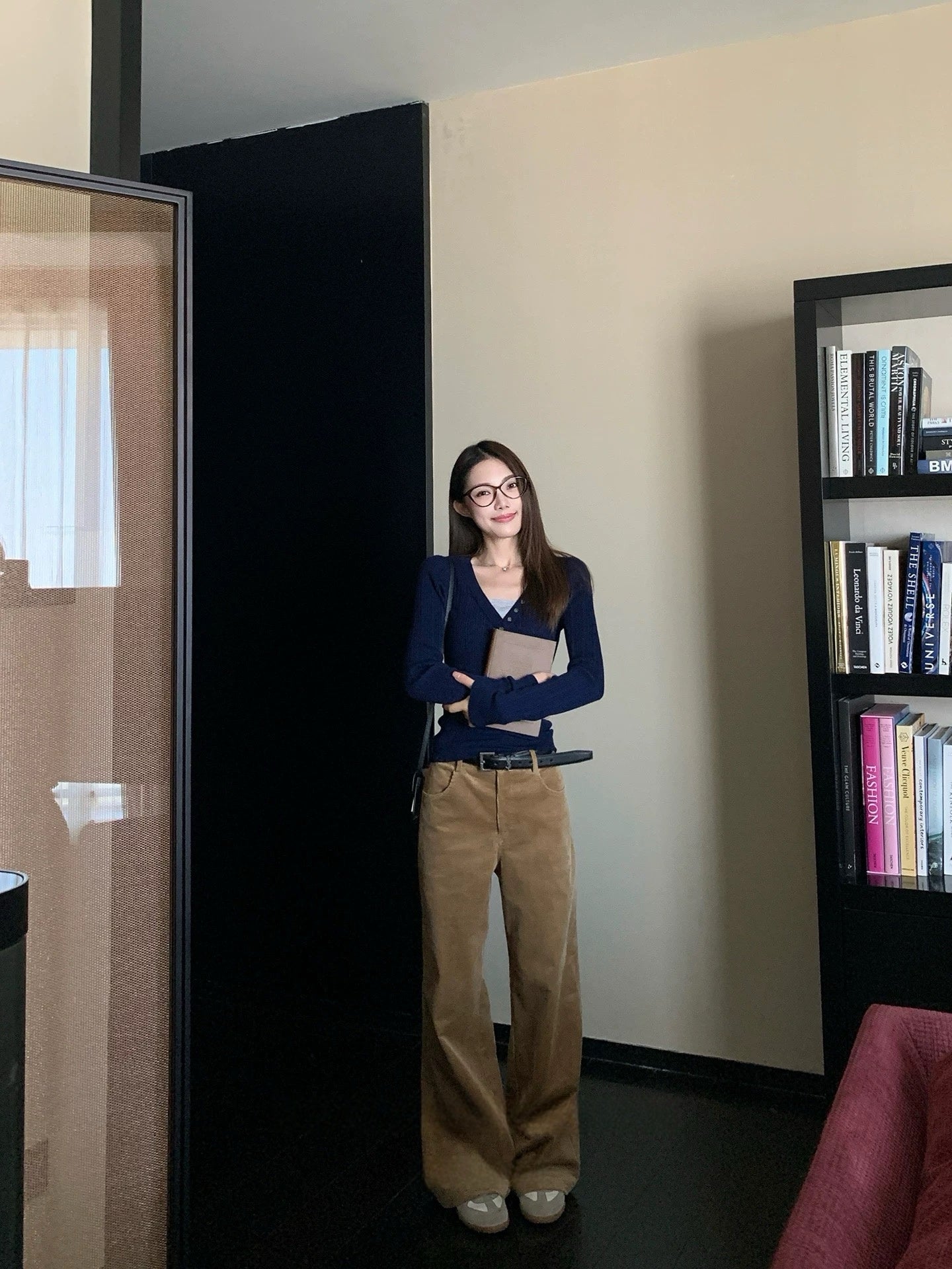 w8258#灯芯绒休闲裤