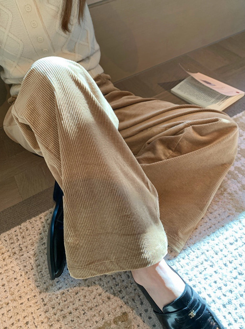 w8258#灯芯绒休闲裤