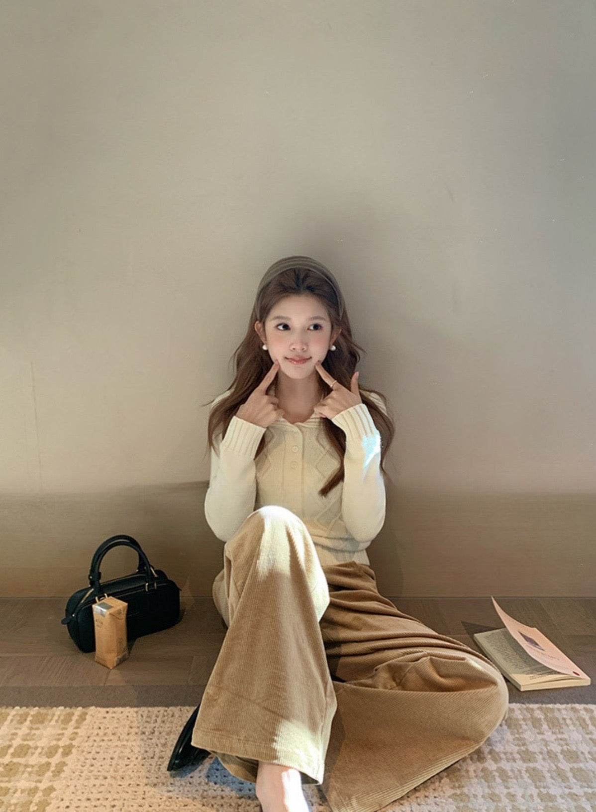 w8258#灯芯绒休闲裤