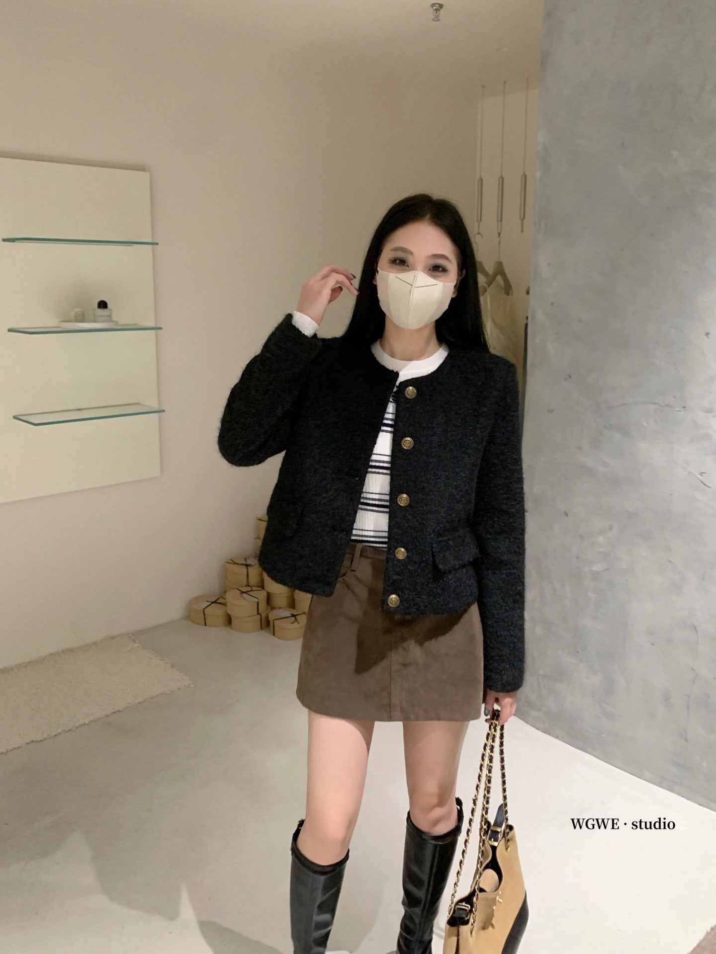 w7910#小香风外套