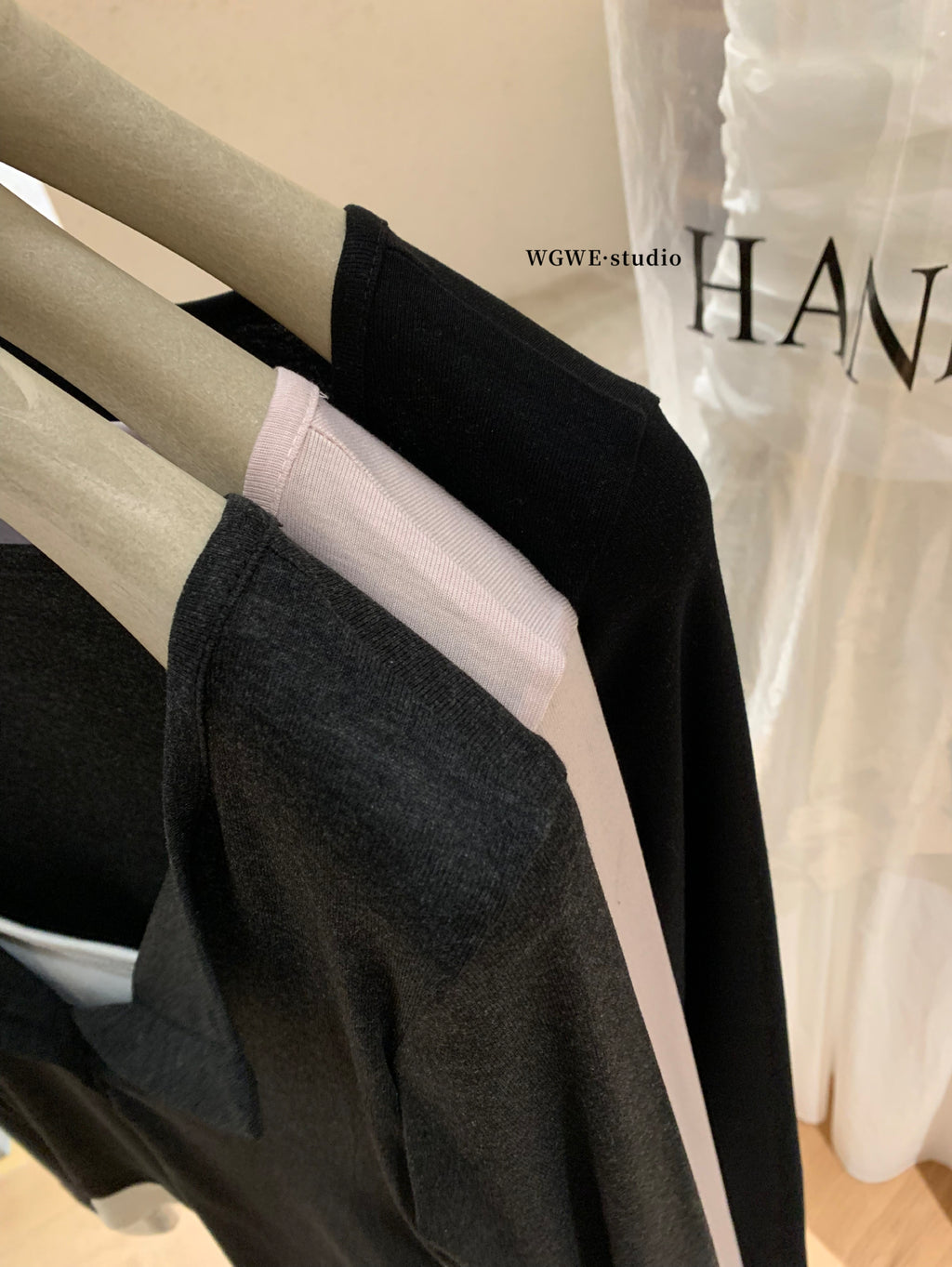 w8343#假两件上衣