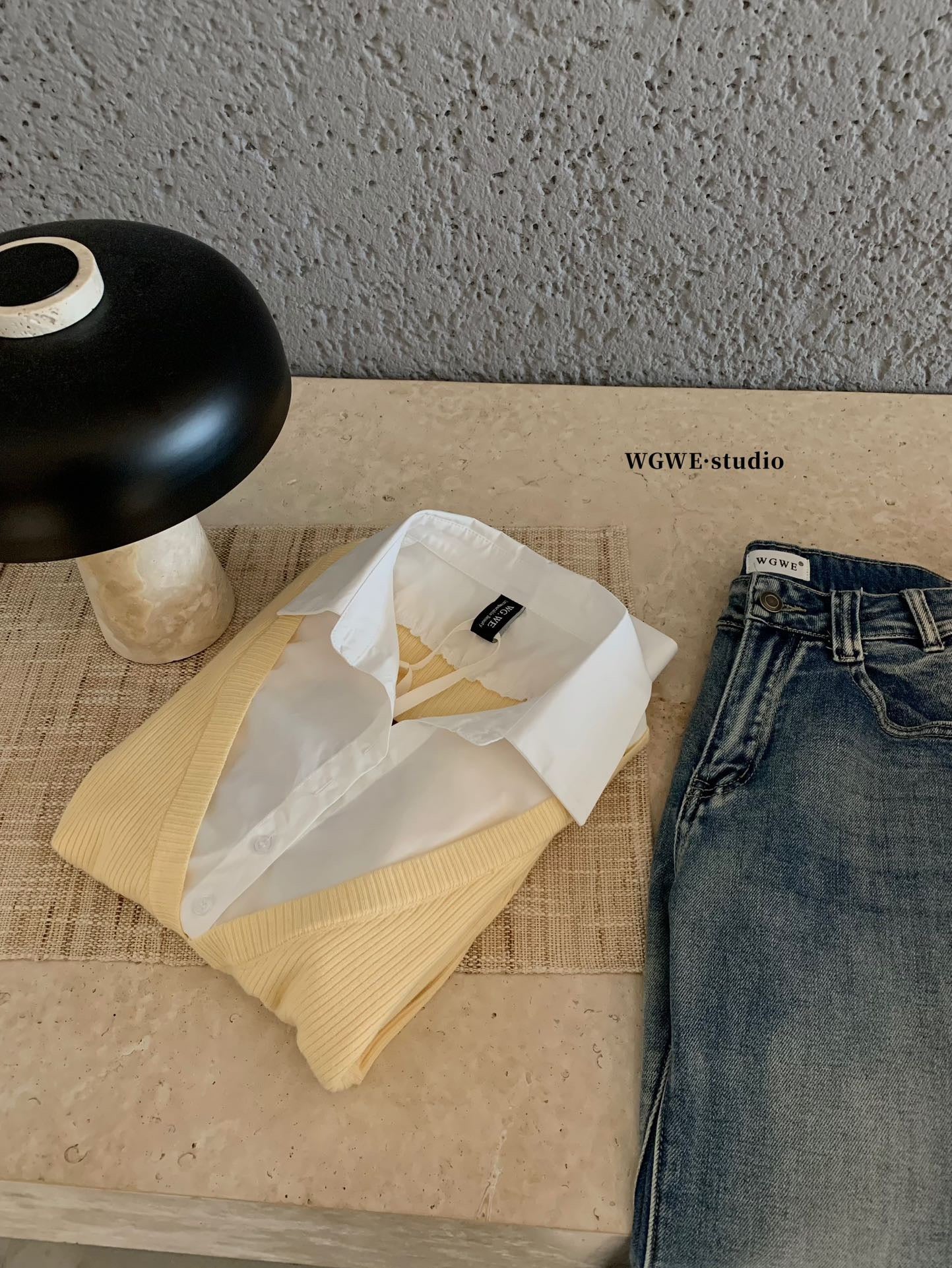 W8063#假两件上衣